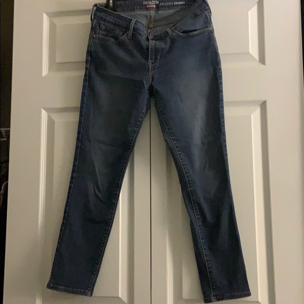 Denim skinny jeans